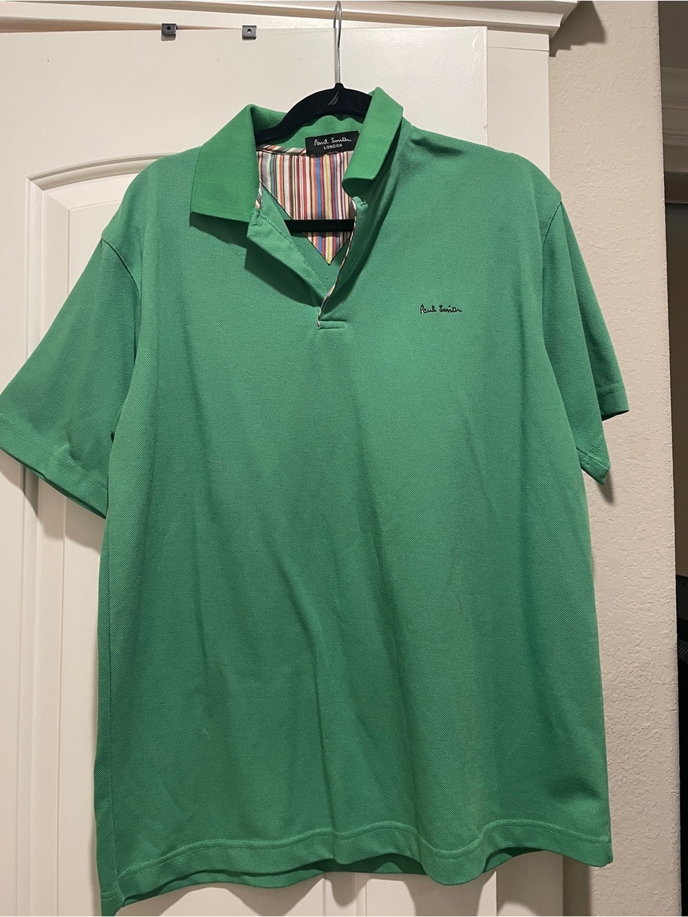 Paul Smith Men's Green Polo Shirt